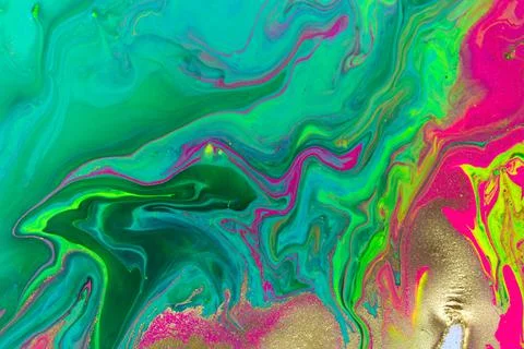 Fluorescent artwork ripple texture for home decoration. Stock Illustration