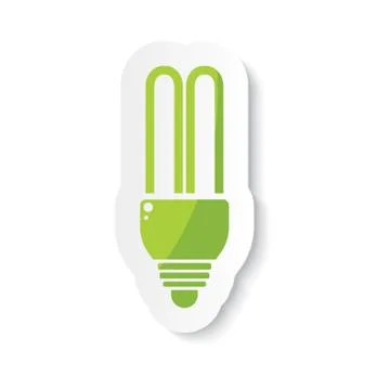Fluorescent Bulb Stock-Illustration