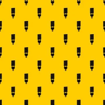 Fluorescent bulb pattern Illustrazione stock