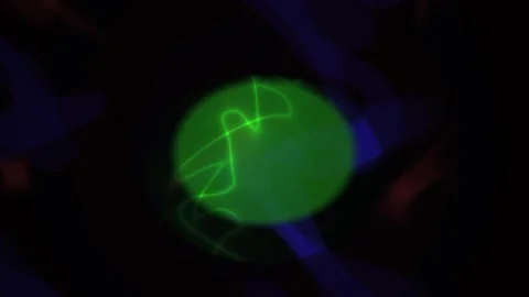Fluorescent Cell Division Under Microscope. Stock Footage 336694996