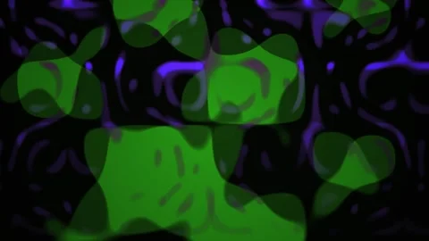 Fluorescent cells in a laboratory setting with blue and green colors. Stock Footage 335512449