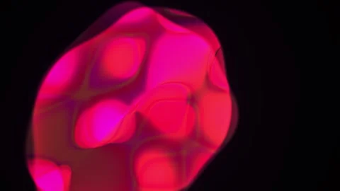 Fluorescent Cells Under Microscope Closeup. Stock Footage 333924721
