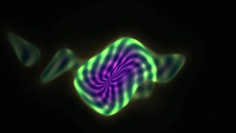 Fluorescent Cells Under Microscope Closeup. Stock Footage 334334863