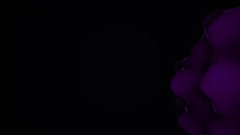 Fluorescent Cells Under Microscope Closeup. Stock Footage 334872307