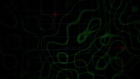 Fluorescent Cells Under Microscope Closeup. Stock Footage 334872392
