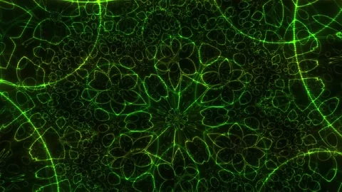 Fluorescent Cells Under Microscope Closeup. Stock Footage 335108463