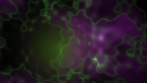 Fluorescent Cells Under Microscope. 스톡 동영상 335949600