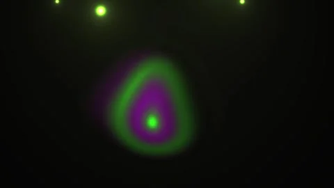 Fluorescent Cells Under Microscope View. Stock Footage 335353392