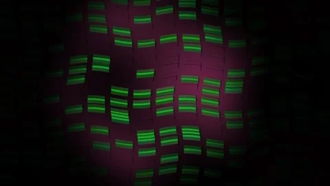 Fluorescent DNA double helix structure. Stock Footage 335108454