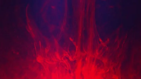 Fluorescent Dye Diffusing in Water Under UV Light Macro 60fps Stock Footage 314170351