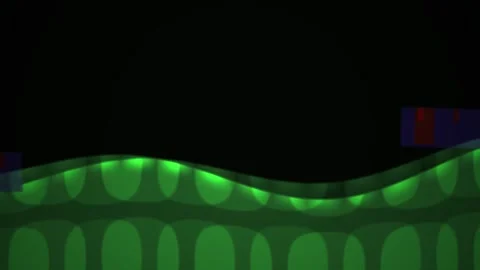 Fluorescent green cells under microscope. Stock Footage 335108419