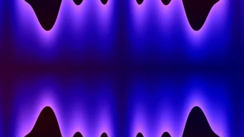 Fluorescent green glowing abstract background with dark liquid wave reflectio Stock Footage 336882818