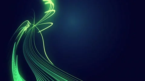 Fluorescent green light lines background Stock Footage 45048194
