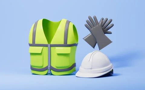 Fluorescent green work clothes, special uniform, special workwear, Traffic .. Stock Illustration