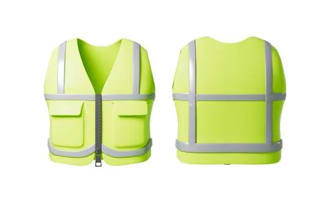 Fluorescent green work clothes, special uniform, special workwear, Traffic .. Stock Illustration