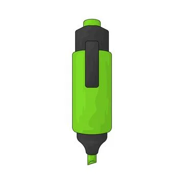 Fluorescent highlighter illustration Illustrazione stock