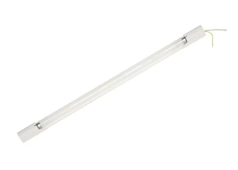 Fluorescent lamp with batten fitting Stock Photos
