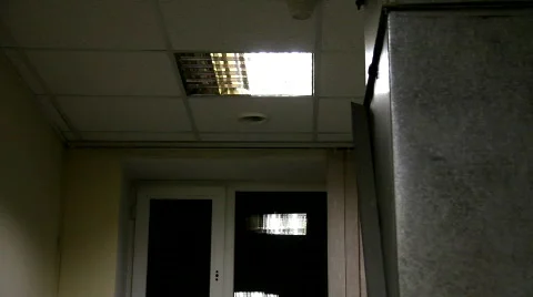 Fluorescent lamp Stock Footage 848037