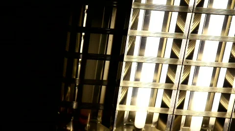 Fluorescent lamp Stock Footage 848047