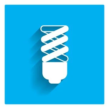 Fluorescent lamp Stock Illustration