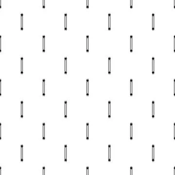 Fluorescent lamp pattern, simple style Illustrazione stock