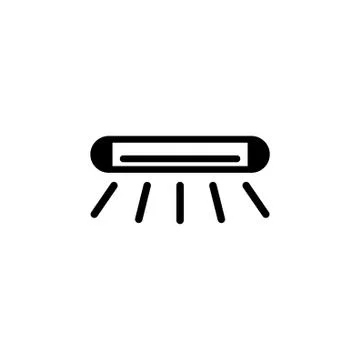 Fluorescent lamp vector icon Stock Illustration