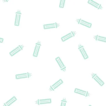 Fluorescent light bulb glyph vector seamless pattern Illustrazione stock