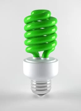 Fluorescent light bulb Stock Illustration