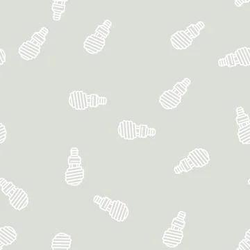 Fluorescent light bulb line seamless pattern 스톡 일러스트