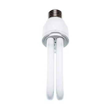 Fluorescent light bulb Stock Photos