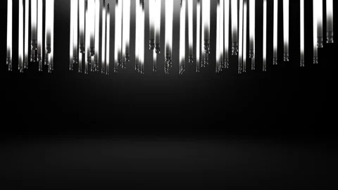 Fluorescent Light Bulbs with Alpha Stock Footage 112011439