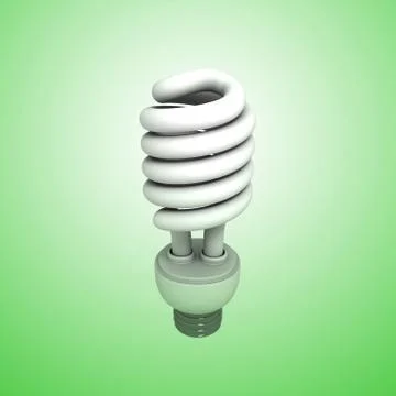 Fluorescent lightbulb Stock Photos