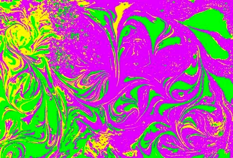Fluorescent marble pattern. Agate ripple background. Vector illustration. 库存插图