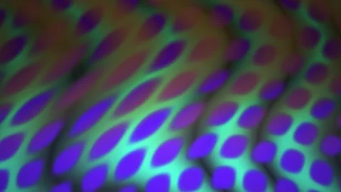 Fluorescent Microscopy Cells Pattern. Stock Footage 335512613