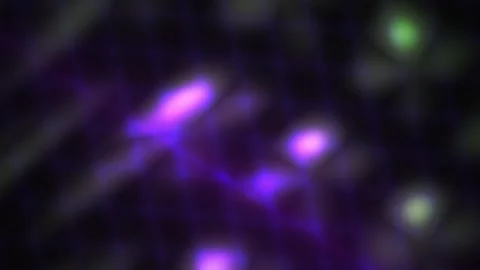 Fluorescent Microscopy Cells Under Microscope. Stock Footage 335353528