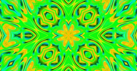 Fluorescent Neon Trippy  Abstract Pattern Psychedelic Background Kaleidoscope Illustrazione stock
