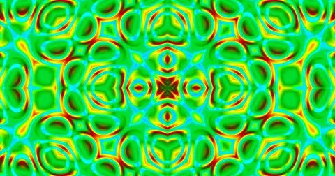 Fluorescent Neon Trippy  Abstract Pattern Psychedelic Background Kaleidoscope イラスト素材