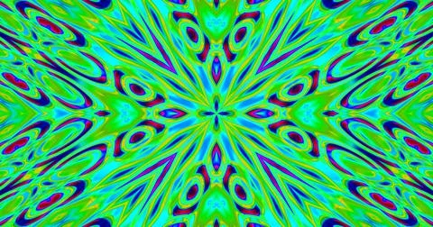 Fluorescent Neon Trippy  Abstract Pattern Psychedelic Background Kaleidoscope Stock Illustration