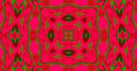 Fluorescent Neon Trippy  Abstract Pattern Psychedelic Background Kaleidoscope Illustrazione stock