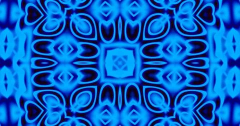 Fluorescent Neon Trippy  Abstract Pattern Psychedelic Background Kaleidoscope Stock Illustration