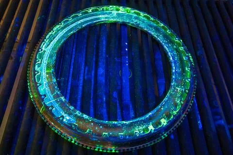 Fluorescent penetrant inspection Stock Photos