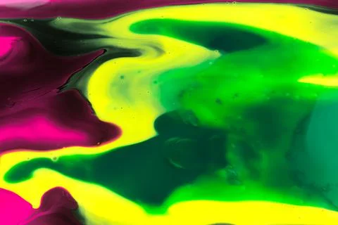Fluorescent print ink texture. Vivid paint artwork illustration. Stock Illustration