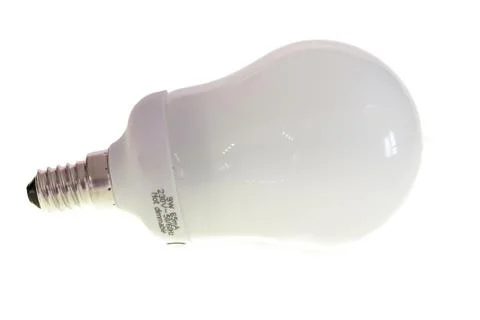 Fluorescent saving lamp Stock Photos