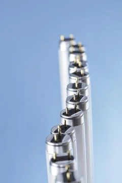 Fluorescent tubes Stock Photos