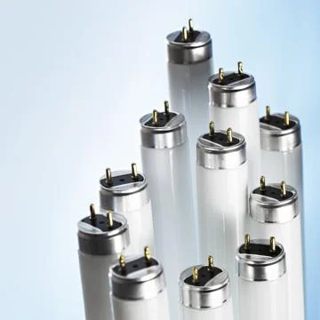 Fluorescent tubes Stock Photos