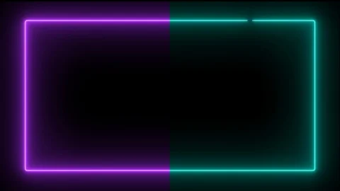 Fluorescent ultraviolet light luminous moving neon line Stock Footage 121086434