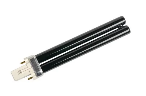 Fluorescent uv lamp. Stock Photos