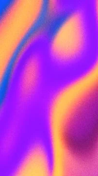 Fluorescent Wave Pattern in Bright Orange, Purple, Blue for 80s, Futuristic Art Stock Illustration