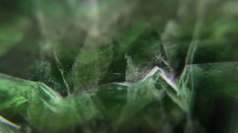 Fluorite Green Stone Texture Rotating Stock Footage 107991238