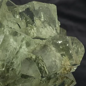 Fluorite Mineral Sample Close-up Foto stock